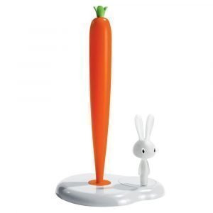 Alessi Bunny & Carrot Talouspaperiteline Valkoinen
