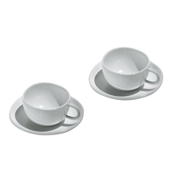 Alessi Fruit Basket Espressokuppi Ja Aluslautanen Valkoinen 4