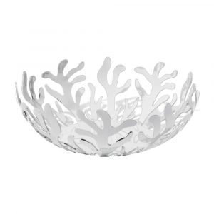 Alessi Mediterraneo Hedelmäkori Teräs / Valkoinen 21 Cm