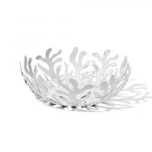 Alessi Mediterraneo Hedelmäkori Valkoinen