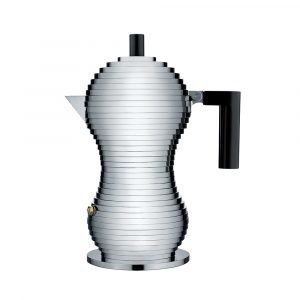 Alessi Pulcina Kahvinkeitin Medium Musta / Alumiini