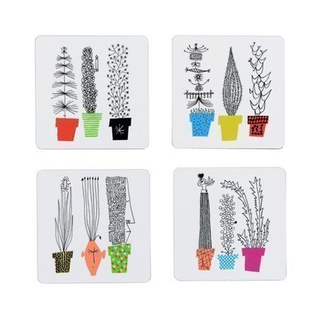 Almedahls Italiensk Blomsterhylla lasinaluset 4-pack