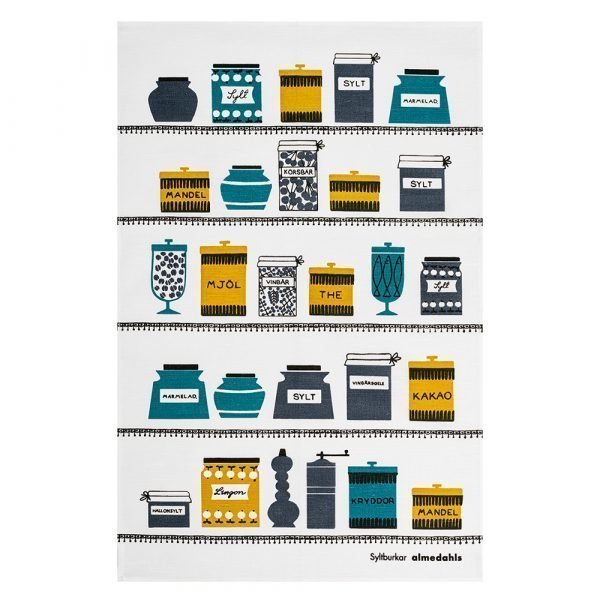 Almedahls Syltburkar Keittiöpyyhe Sininen 47x70 Cm