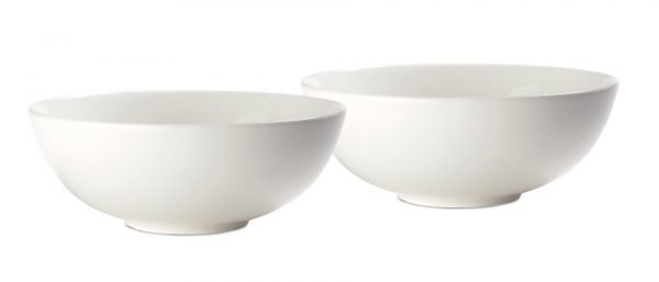 Arabia 24h Lautaset Syvä Valkoinen Ø 18 Cm 2 Kpl