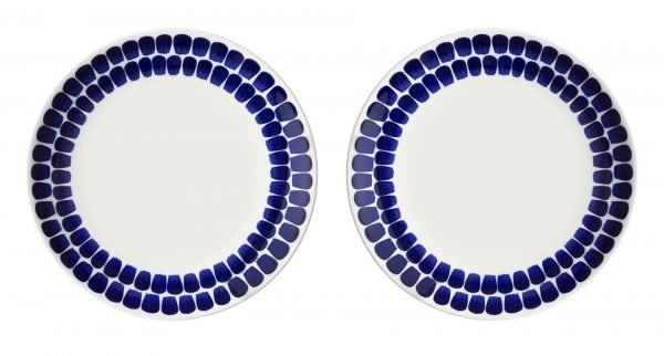 Arabia Tuokio Lautaset Koboltinsininen Ø 26 Cm 2 Kpl