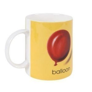 Bastian Ladybird Muki keltainen B-balloon 34