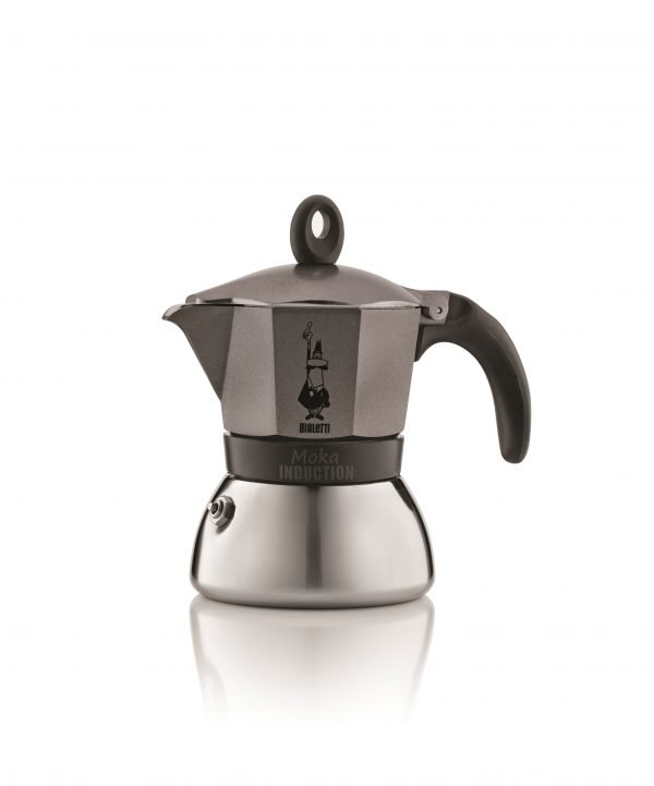 Bialetti Moka Induction Mutteripannu 3 Kuppia Ruostumaton Teräs