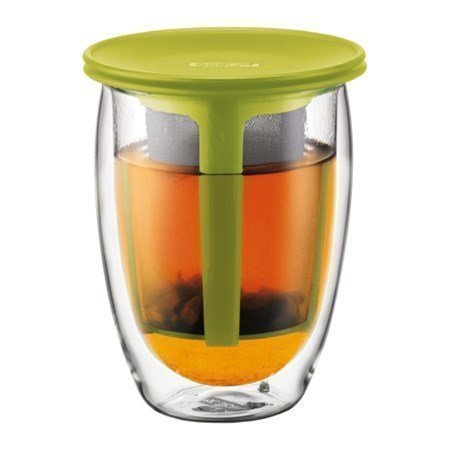 Bodum TEA FOR ONE Kaksikerroksinen lasi ja muovisuodatin 35 cl