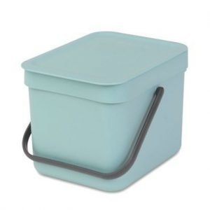 Brabantia Paperikori "SORT & GO" 6 L mintunvihreä