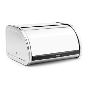 Brabantia Roll Topp Leipälaatikko Medium Brilliant Steel