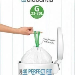 Brabantia Roskapussi H 40/50L White