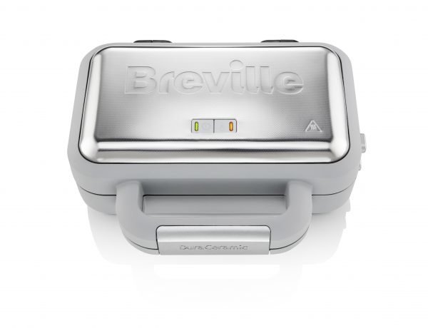 Breville Duraceramic Vohvelirauta Tupla Hopea