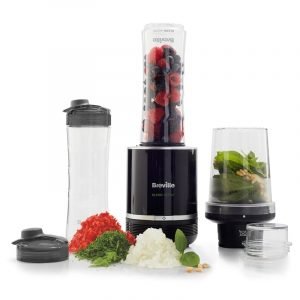 Breville Vbl212x Blend Active Food Prep Tehosekoitin Musta