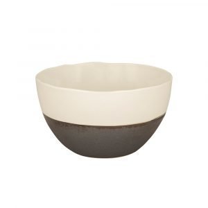 Broste Copenhagen Esrum Kulho Ruskea / Valkoinen 14 Cm