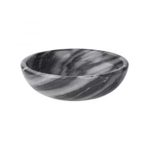 Broste Copenhagen Marble Kulho Musta 20 Cm