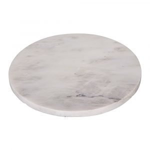 Broste Copenhagen Marble Vati Pyöreä Valkoinen 19 Cm