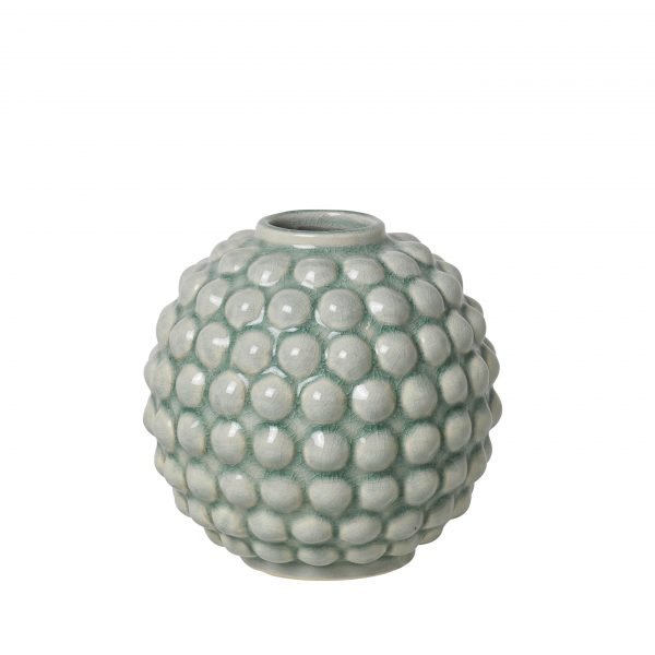 Broste Dotty Maljakko Chinois Green 14 Cm