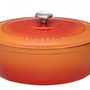 Chasseur Pata Ovaali Valurauta Flame Orange 4.5 L