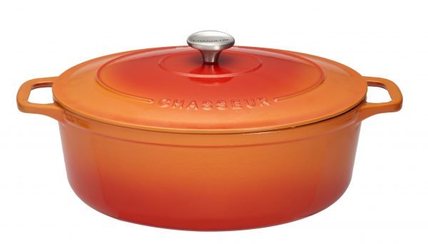 Chasseur Pata Ovaali Valurauta Flame Orange 4.5 L