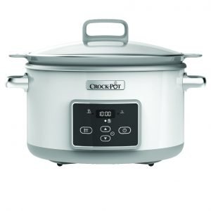 Crock Pot Haudutuspata Induktio Valkoinen 5 L