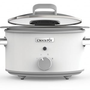 Crock Pot One Pot Cooking Haudutuspata Duraceramic Valkoinen 4.5 L