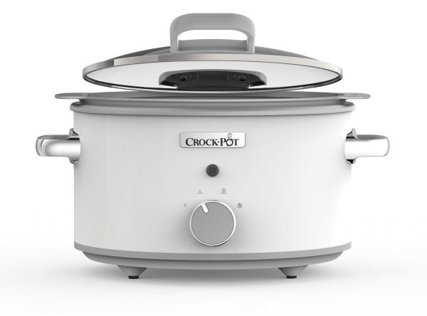 Crock Pot One Pot Cooking Haudutuspata Duraceramic Valkoinen 4.5 L