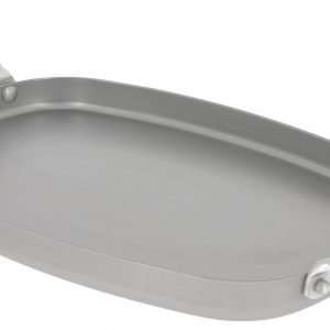 De Buyer Smooth Mineral B Plancha Grillipannu Hiiliteräs Harmaa 38x26 Cm