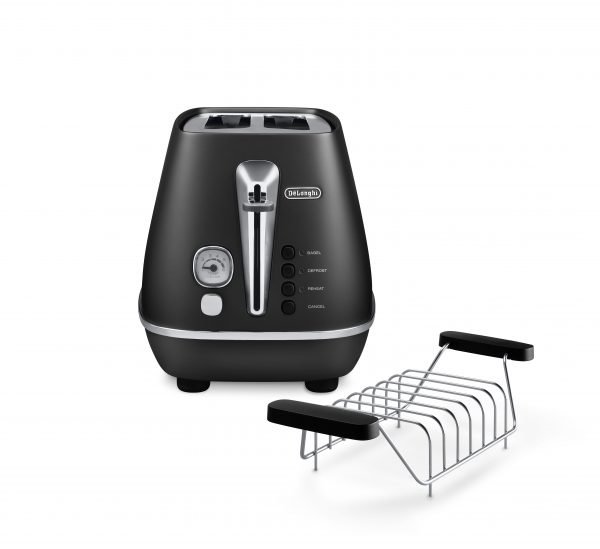 Delonghi Distinta Cti2103.Bk Leivänpaahdin Metalli Musta