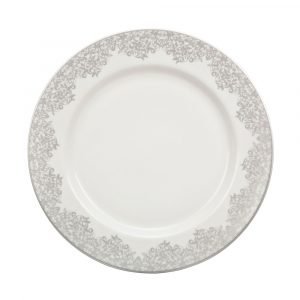 Denby Filigree Illallislautanen Valkoinen 28