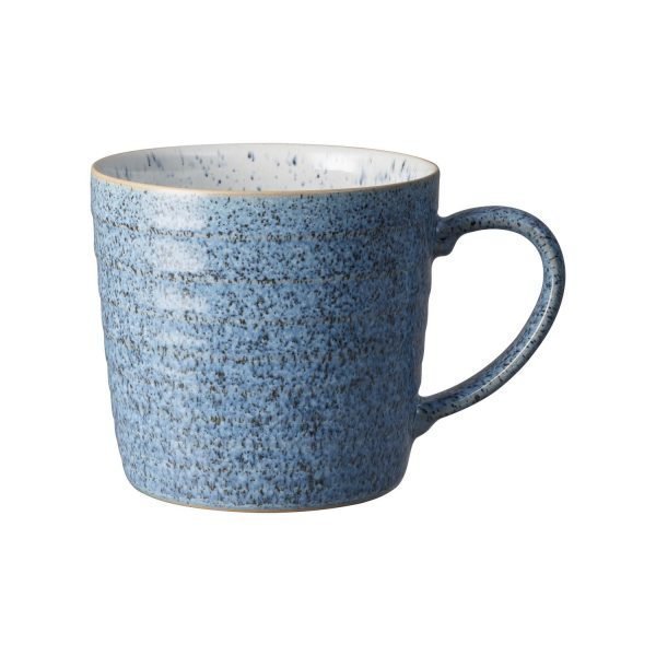 Denby Studio Blue Ridged Muki Flint / Chalk 40 Cl