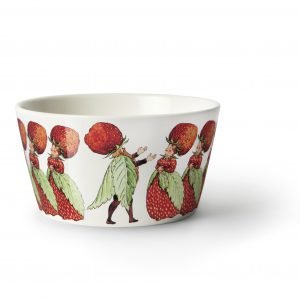 Design House Stockholm Elsa Beskow Strawberry Family Kulho 13 Cm