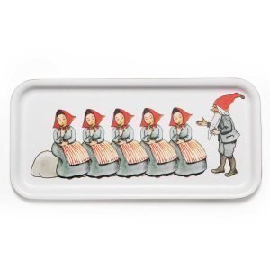 Design House Stockholm Elsa Beskow Tarjotin Elf Family 13x28 Cm