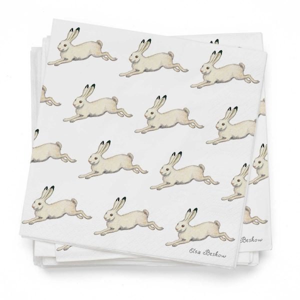 Design House Stockholm Hare Paperilautasliina 33x33 Cm 20 Kpl