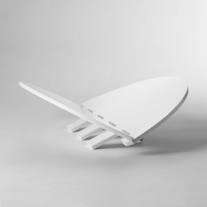 Design House Stockholm Leaf Melamiini Tarjotin Valkoinen