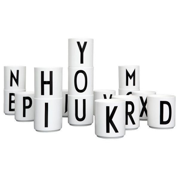 Design Letters Arne Jacobsen A Kuppi Valkoinen