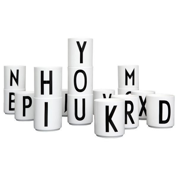 Design Letters Arne Jacobsen G Kuppi Valkoinen