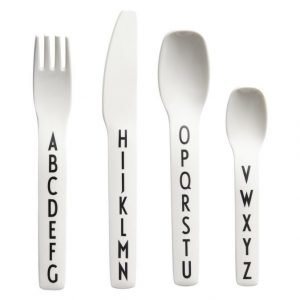 Design Letters Kids Melamine Cutlery Aterinsetti