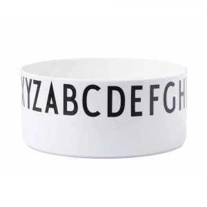 Design Letters Porcelain Bowl White