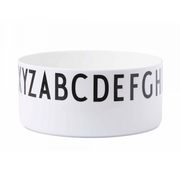 Design Letters Porcelain Bowl White