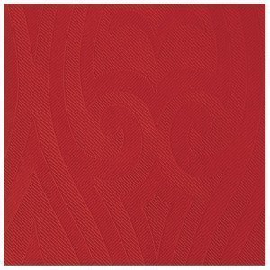 Duni Elegance Lily Napkins Lautasliina 10-Pakkaus Joulunpunainen 40x40 Cm