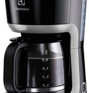 Electrolux Kahvinkeitin 12 kuppia Musta/Hopea