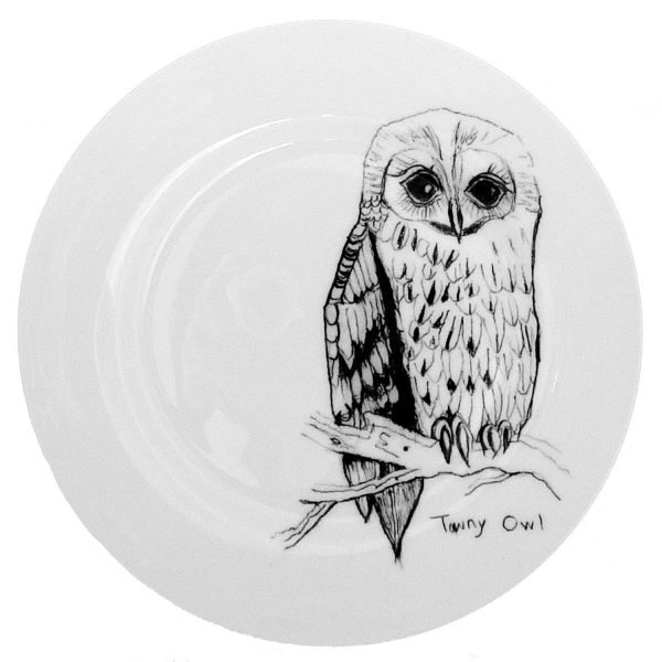Elli Popp Tawny Owl Lautanen