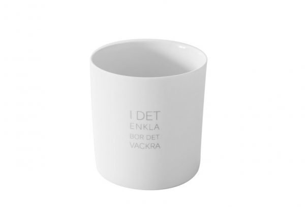 Ernst Enkla Kynttilälyhty Valkoinen / Harmaa 8 Cm