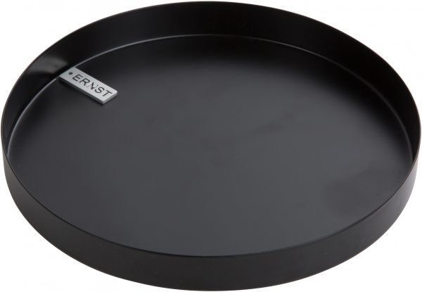 Ernst Kynttiläalusta Pyöreä Musta 18 Cm
