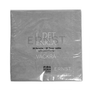 Ernst Servetti Enkla / Ljuspunkter Harmaa 33 Cm 20 Kpl