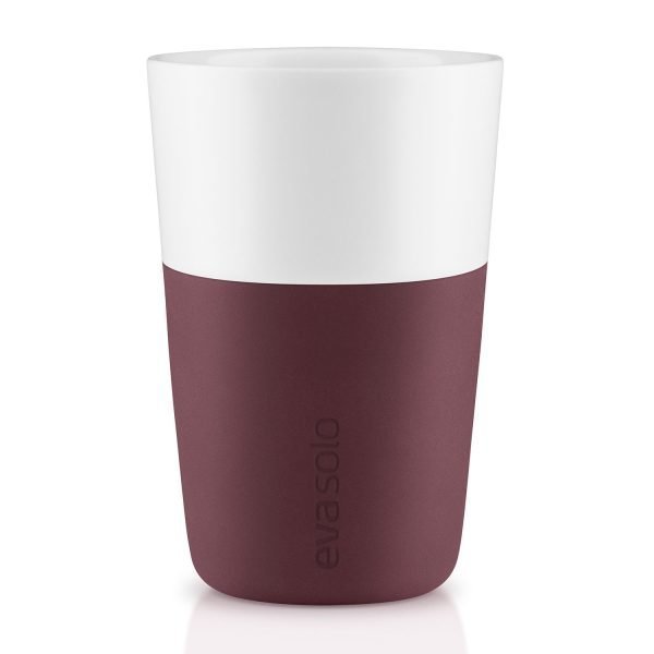 Eva Solo Cafe'lattemuki Dark Burgundy 2-Pakkaus