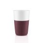 Eva Solo Lattemuki Posliini Dark Burgundy 2 Kpl