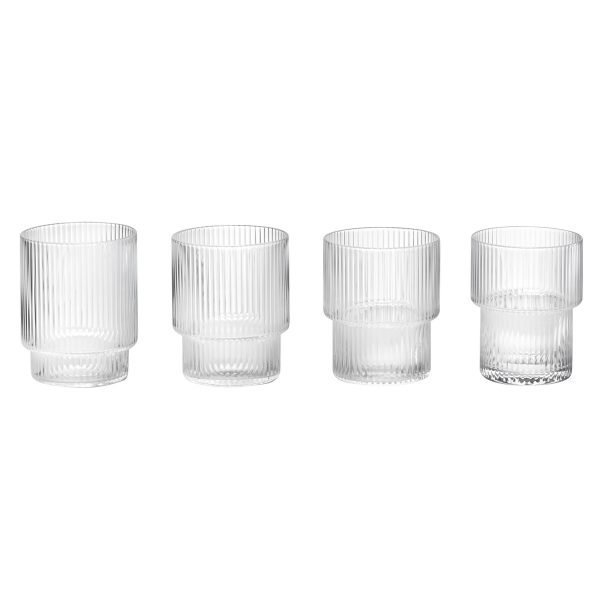 Ferm Living Ripple Lasit 4 Kpl