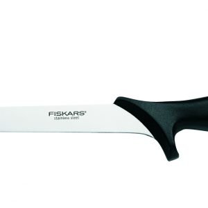 Fiskars Essential Fileeveitsi Ruostumaton Teräs Musta 18 Cm