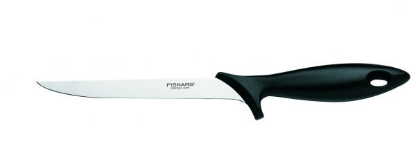 Fiskars Essential Fileeveitsi Ruostumaton Teräs Musta 18 Cm